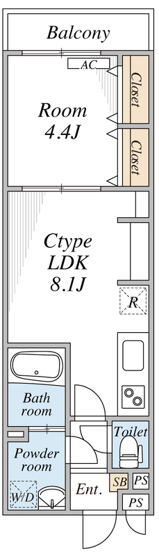 リブリ・エルカーサ亀有1階 間取