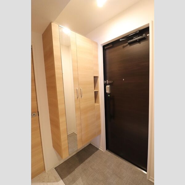 ルミナスコート201号室 玄関