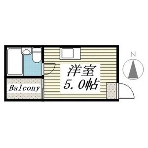 トップ・ルーム新宿0207号室 間取