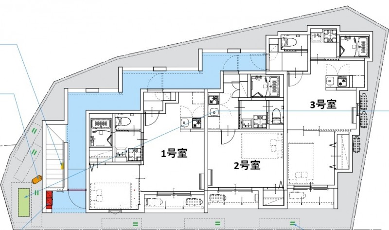 ｒｈ　Ｃｈｉｂａ1階 部屋その他