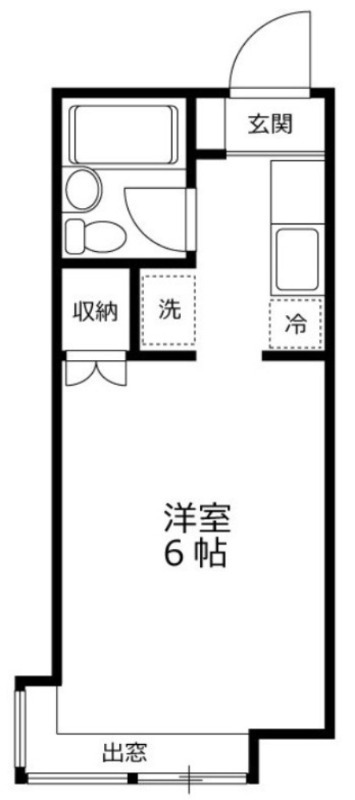 メゾンベルボア1階 間取