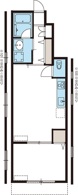 ブランノワール1階 部屋その他