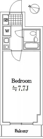 モンテベルデ横浜中央806号室 間取