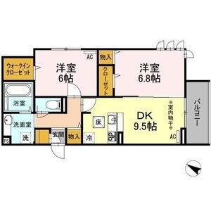 パレス　グランディオーサ110号室 間取