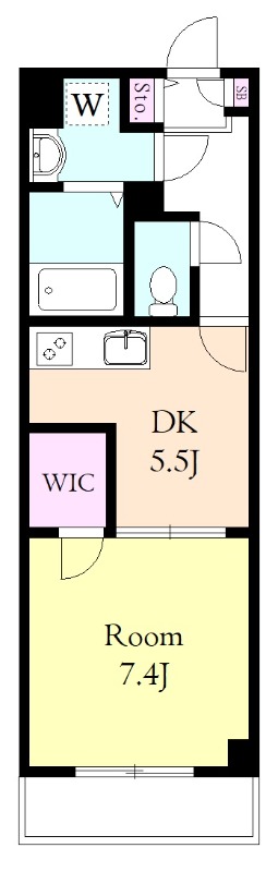 カーム椎名町Ⅱ1階 間取