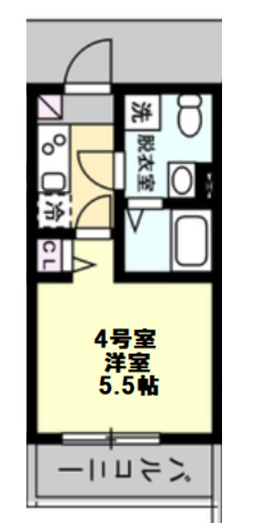 ベイルーム鶴見中央104号室 間取