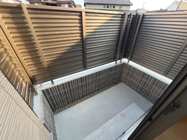 （仮称）柏市篠籠田　新築アパート102号室 専用庭（イメージ）