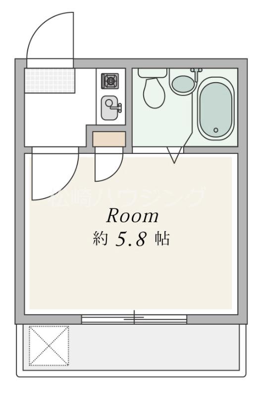 トーアハイツ2階 間取