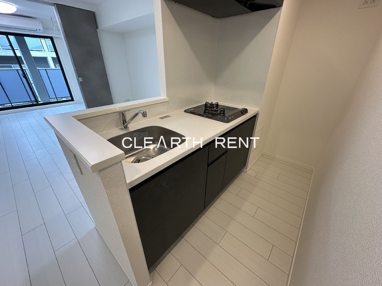 ＧＲＡＮ ＰＡＳＥＯ三宿4階 ガス２口システムキッチン