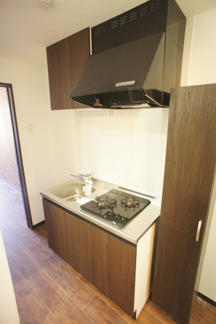 フォースダウン0103号室 2口ガスコンロ
