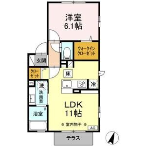 Estate101号室 間取