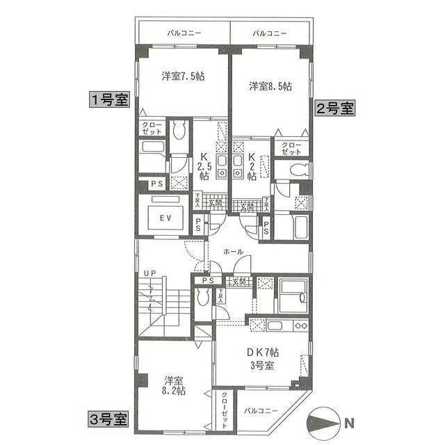 飯塚ビル3階 間取