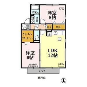 プランドール101号室 間取