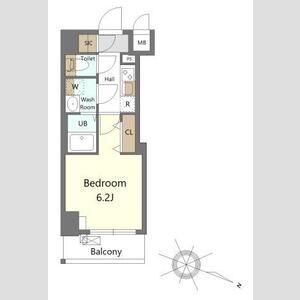 S-RESIDENCE横濱吉野町burgeon203号室 間取