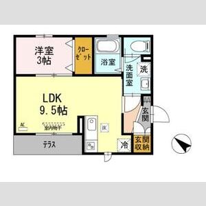 エトワール102号室 間取