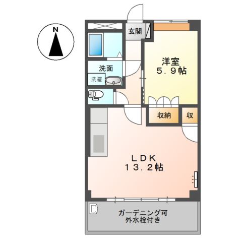 Ｊ．Ｓガーデン303号室 間取