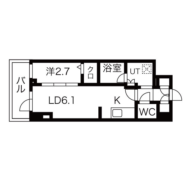 シーズンフラッツ高田馬場リバーサイドサウス3階 間取