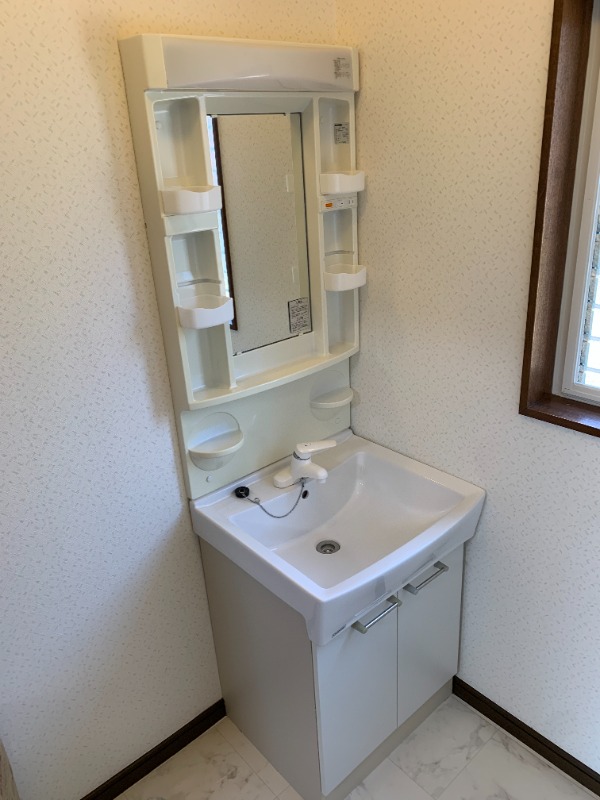 緑区大牧戸建て 洗面