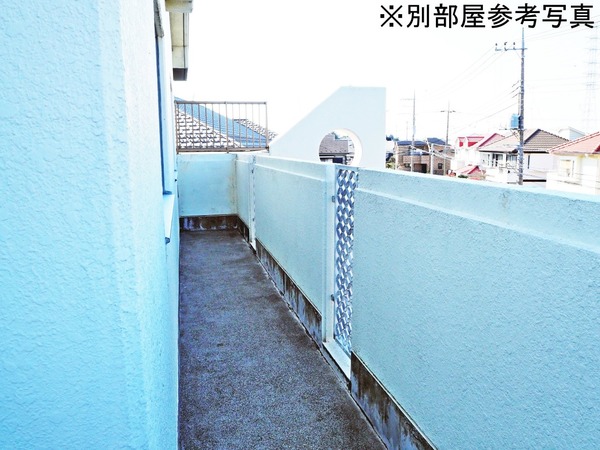 ビューハイツ田奈201号室 バルコニー