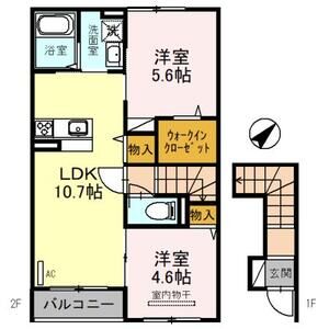 パークメゾン美幸町203号室 間取