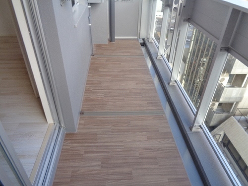 ライオンズ千代田岩本町ミレスーＫＤＡ10階 バルコニー　※2020年1月撮影