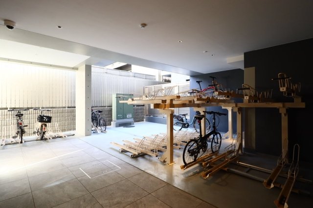 ピアース銀座レジデンス9階 駐輪場