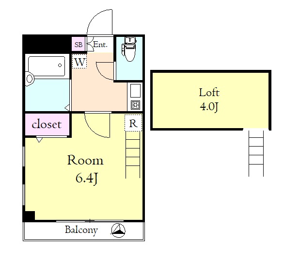 ヴェルデン4階 間取