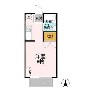 グリーンプラザ　A105号室 間取