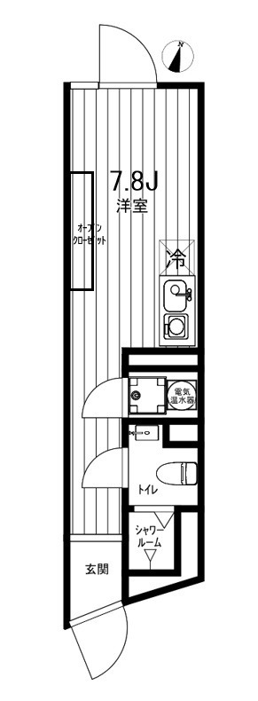 COCOFLAT 阿佐ヶ谷4階 間取