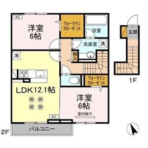 ソラーナ　フェリス202号室 間取