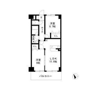 パークビュー仲町台207号室 間取