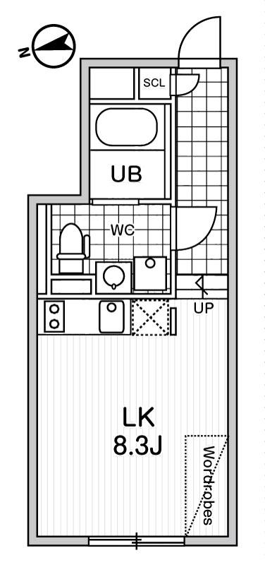MDM白金台1階 間取り図