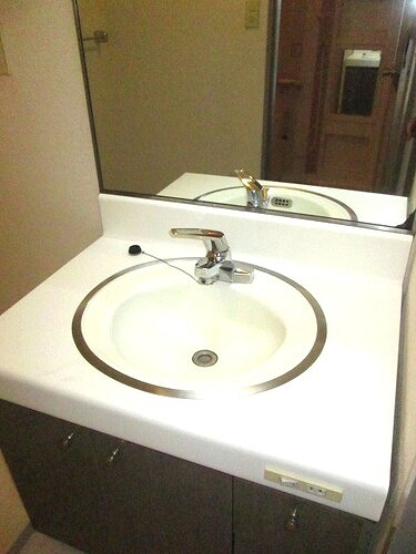 ライオンズマンション大泉学園第３ 洗面化粧台　※前回募集時撮影2023年3月