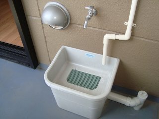 グランドメゾン201号室 ベランダ水洗場