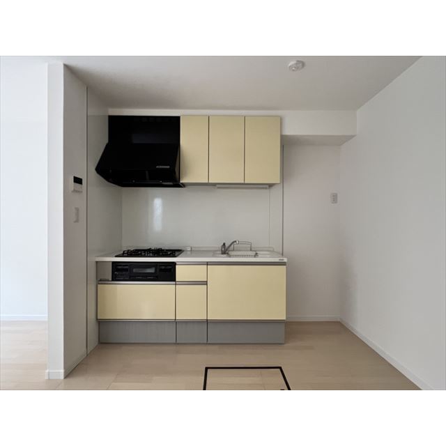 桂ハウス B棟B2号室 グリル付ガスシステムキッチン