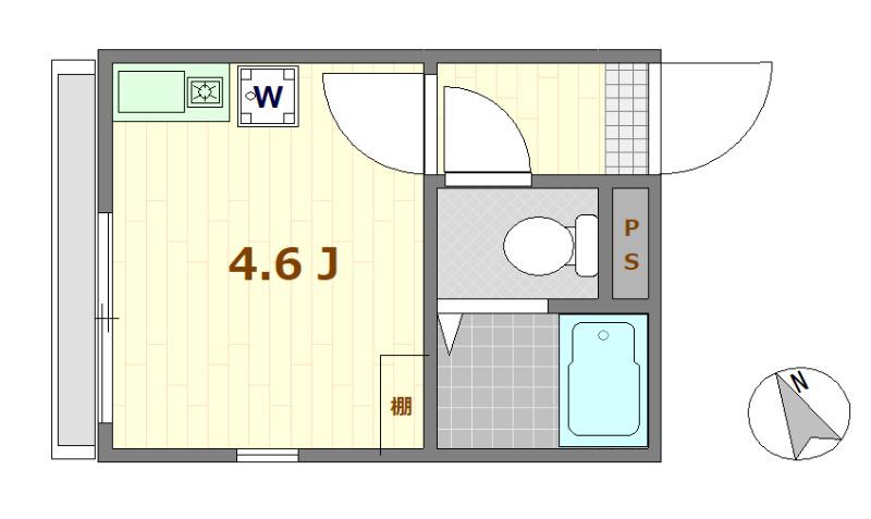 ルークス雑色2階 間取