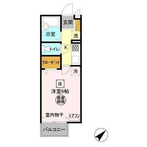 ベルデュール106号室 間取