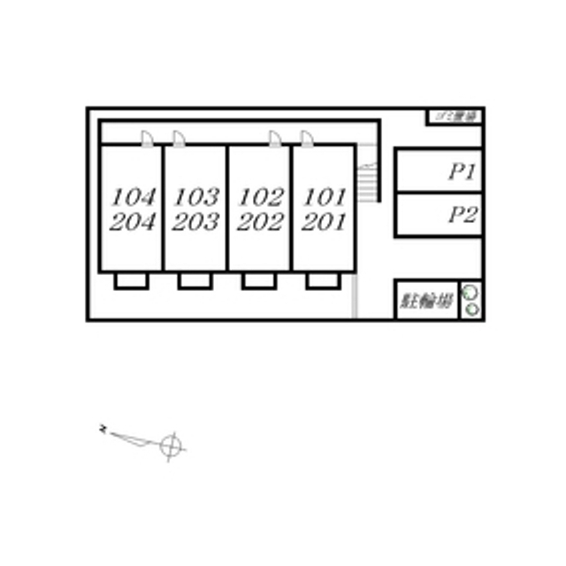 アムール ピジョン202号室 部屋その他
