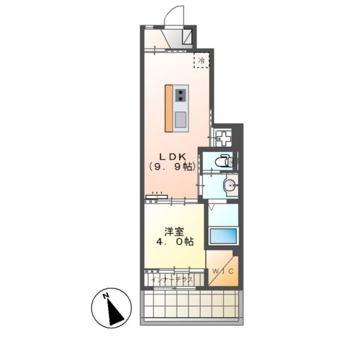 イルミナーレ106号室 間取