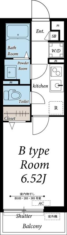 シトラス新城1階 間取