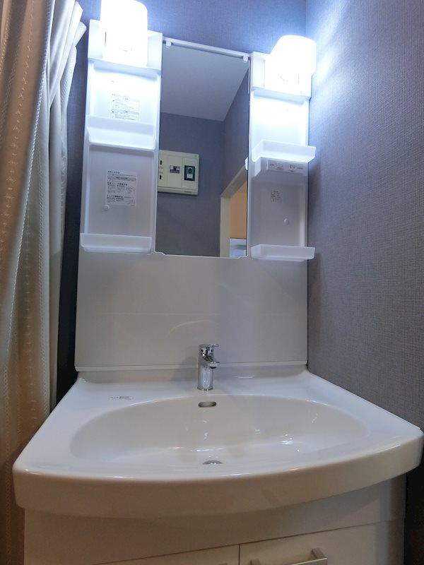 コーポレート相模原富士見5階 洗面