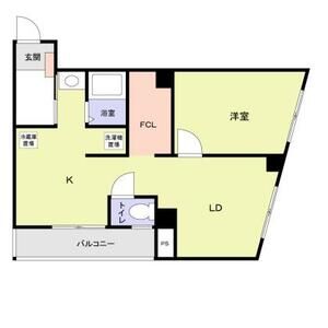 寿ビル403号室 間取