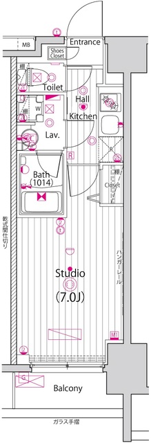 ガーラ新横浜グランドステージ4階 間取