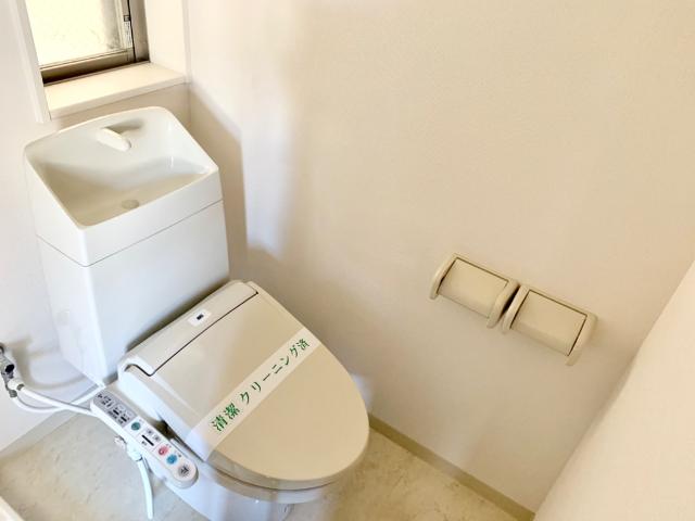 ライズウィング201号室 シャワー付トイレ