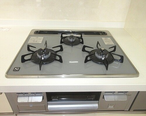 ライオンズマンション大倉山 ３口ガスコンロ、グリル（内装前）