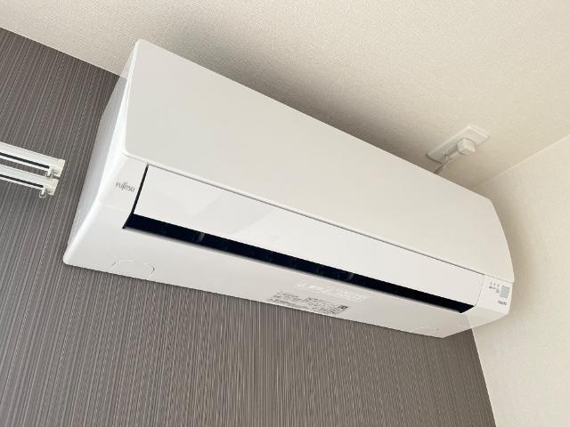 （仮称）小田原市飯泉アパート新築工事105号室 エアコン（イメージ）
