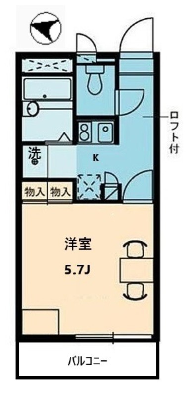 ラウンジ石神井台1階 間取