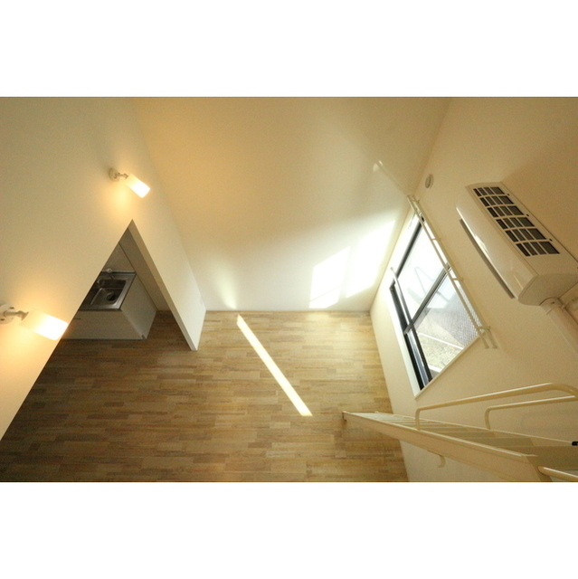 アメニティーハウス204号室 ロフトからの眺望