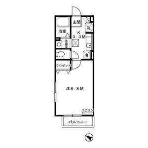 セジュール成増103号室 間取