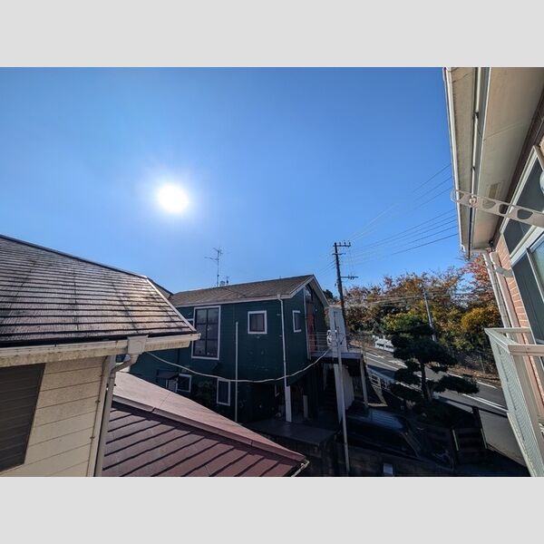 ハイツ岡沢　A バルコニーからの眺望